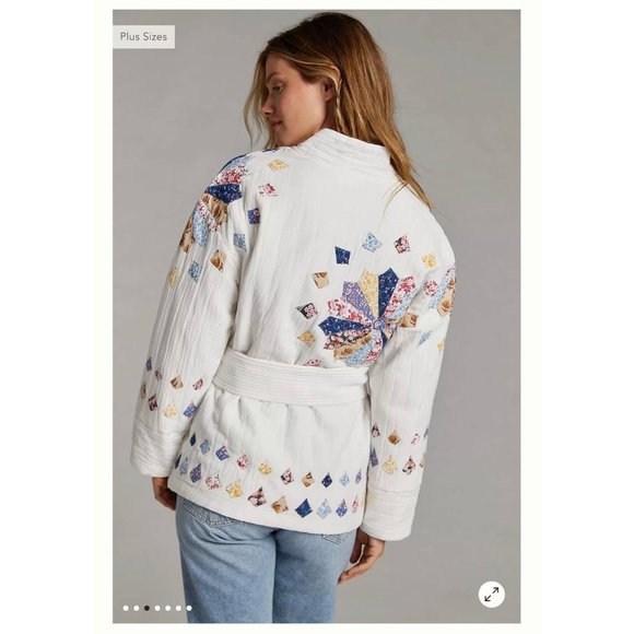 Anthropologie quilt patchwork wrap - Picture 5 of 12